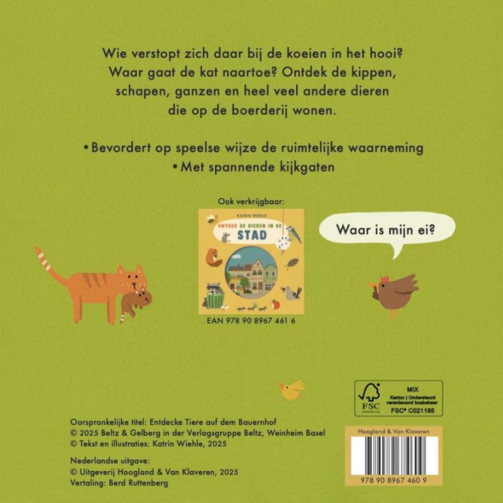 Pappbuch: Tiere auf dem Bauernhof 3+