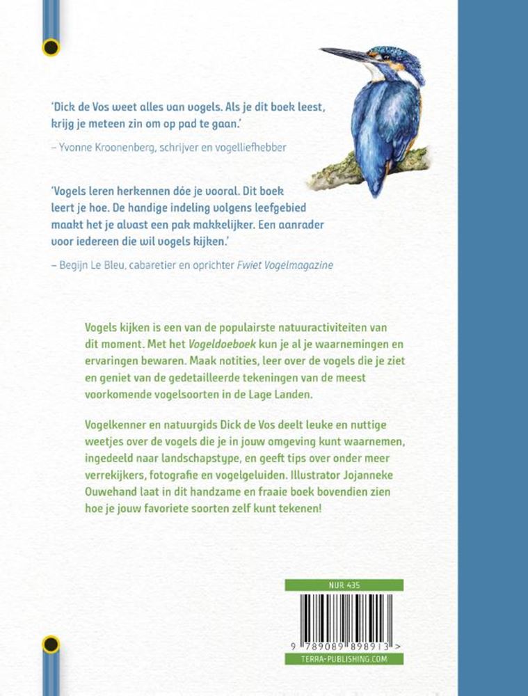 Vogel-Aktivitätsbuch. erkennen, zeichnen, notieren.