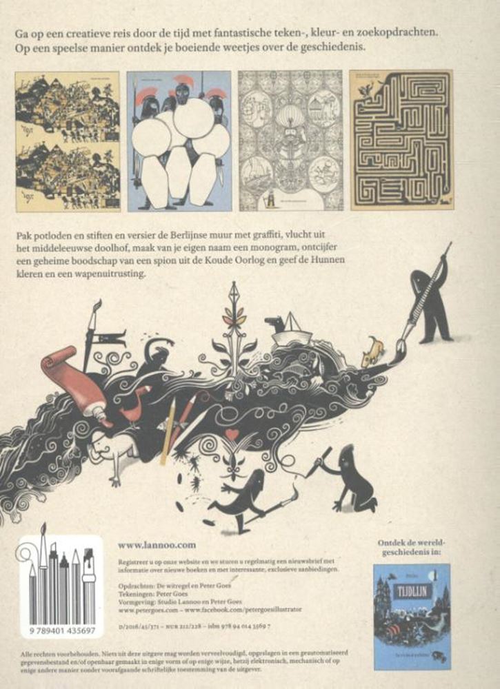 Zeitleisten-Aktivitätsbuch. kreative Reise. 8+