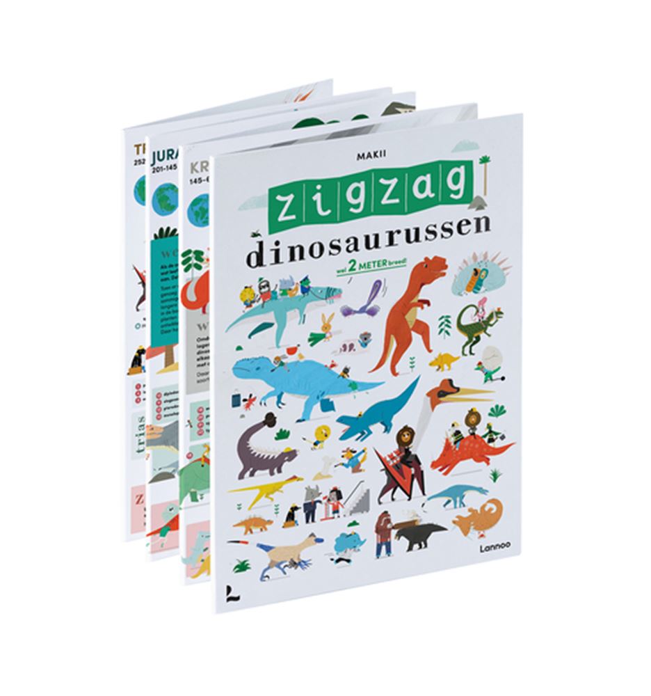 Zickzack-Dinosaurier, kleine Version.