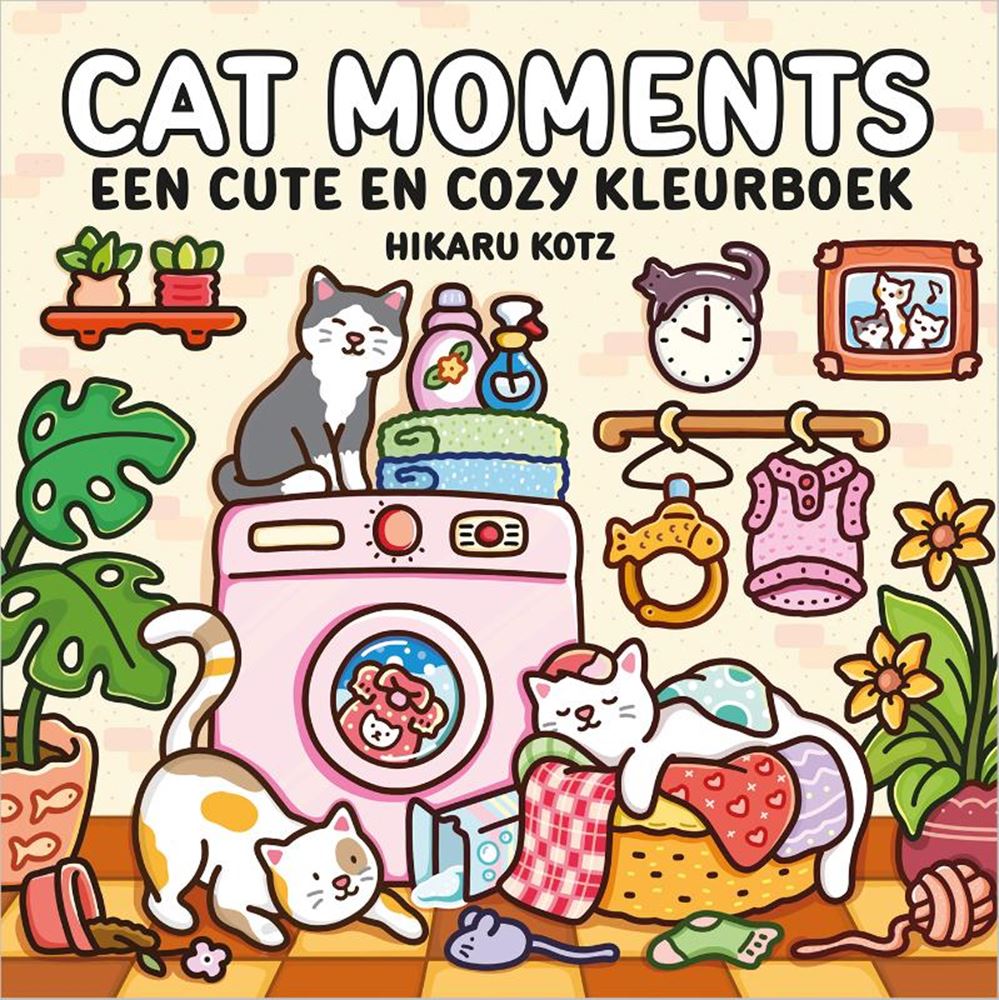 Katzenmomente – ein süßes und gemütliches Malbuch
