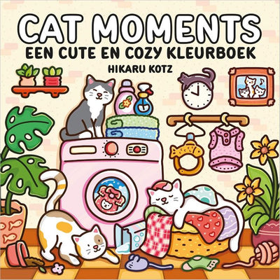 Katzenmomente – ein süßes und gemütliches Malbuch
