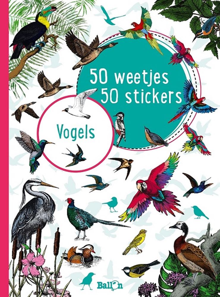 50 Fakten 50 Aufkleber - Vögel