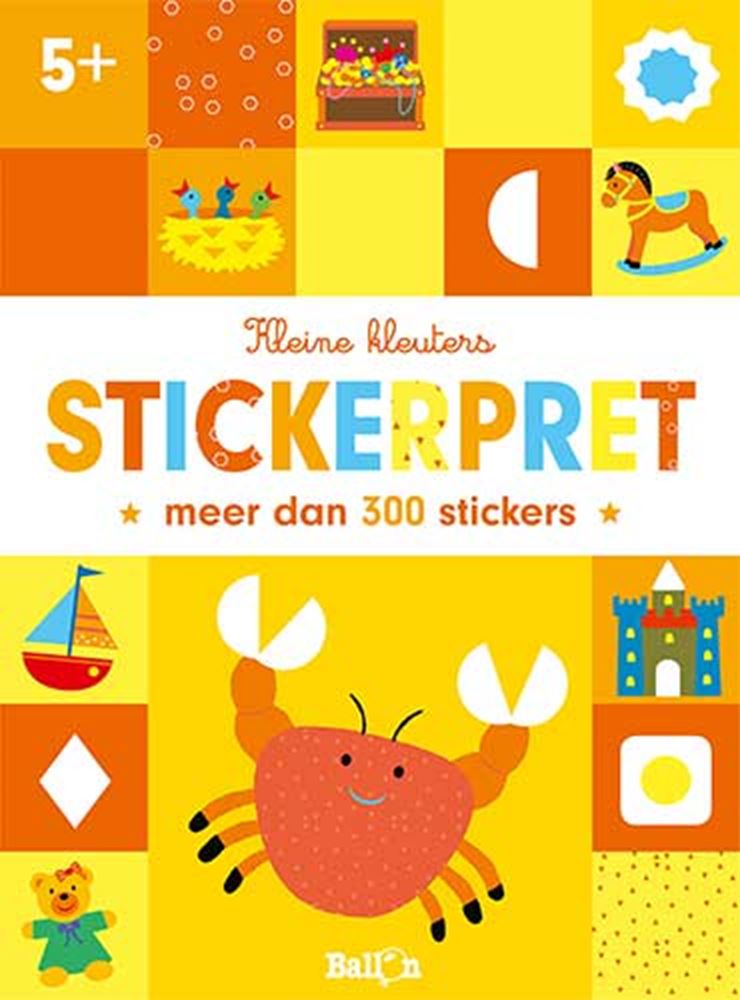 Lustiger Krabbenaufkleber für kleine Kleinkinder ab 5 Jahren