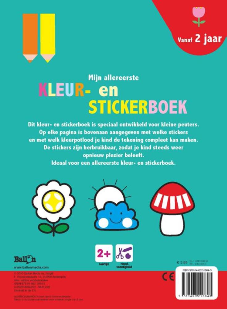 Mein allererstes Mal- und Stickerbuch