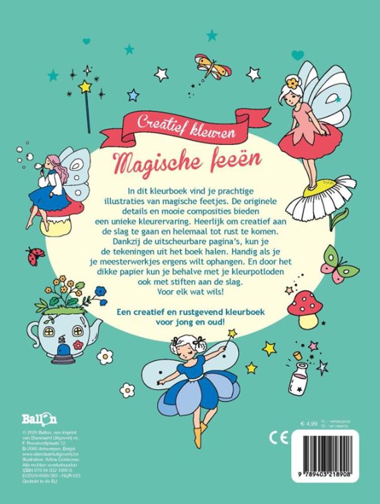 Ballon kreative Färbung, magische Feen. 5+
