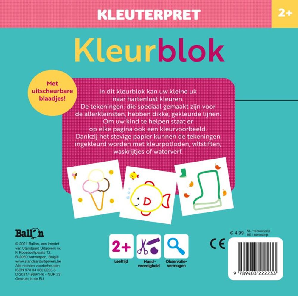 Standard-Publisher-Farbblockküken 2+