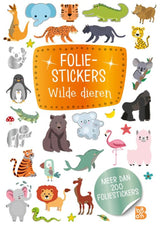 Standard-Publisher-Glitzerfolienaufkleber – wilde Tiere - afbeelding 1
