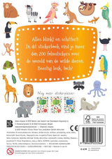Standard-Publisher-Glitzerfolienaufkleber – wilde Tiere - afbeelding 2