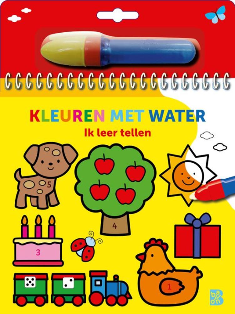 Standardverlagsfärbung mit Wasser – ich lerne zählen