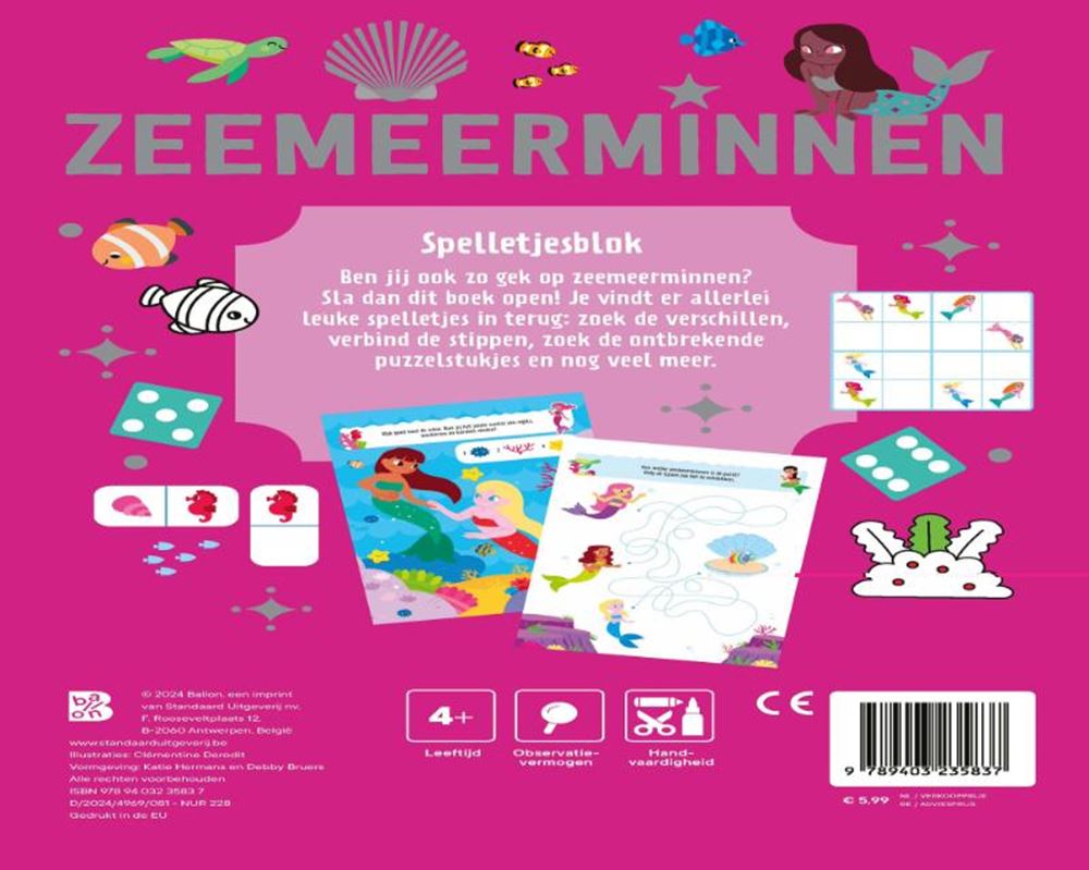 Meerjungfrauen: Spielblock 4+