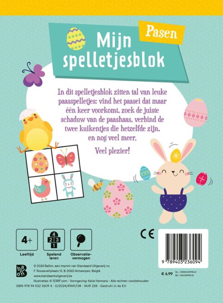 Mein Osterspielblock 4+