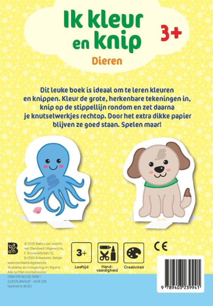 Standardverlag Ich male und schneide - Tiere
