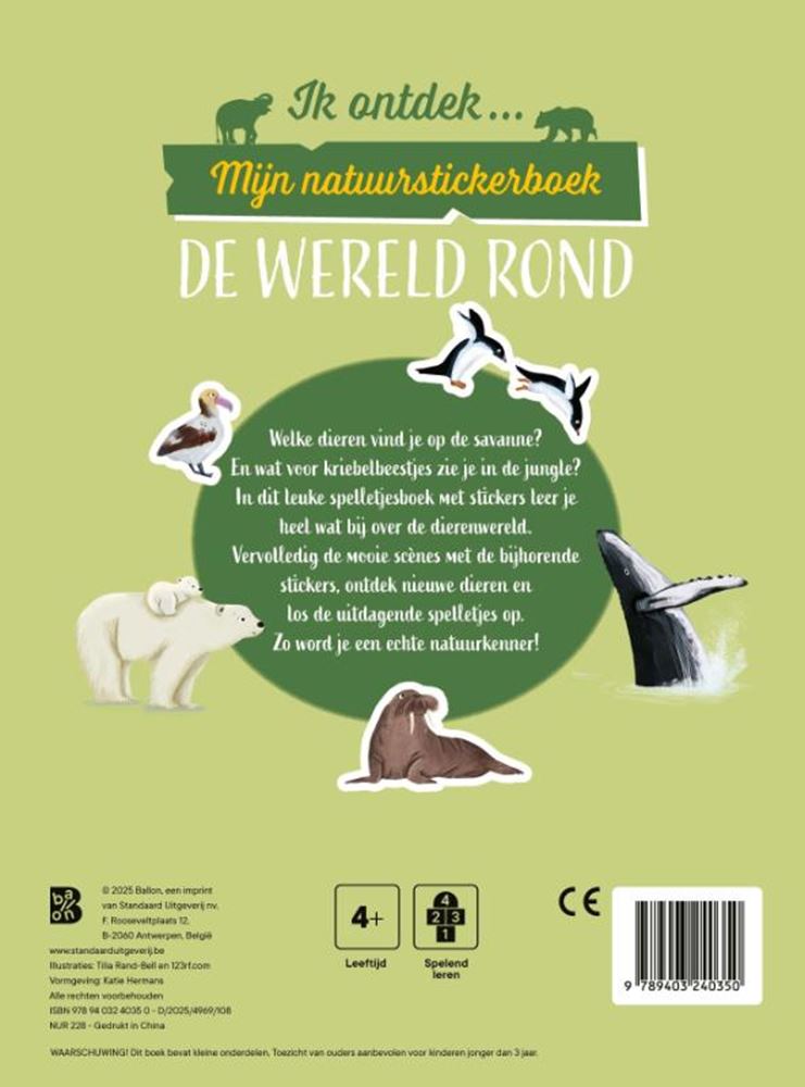 Standard-Verlag: Mein Natur-Stickerbuch – rund um die Welt