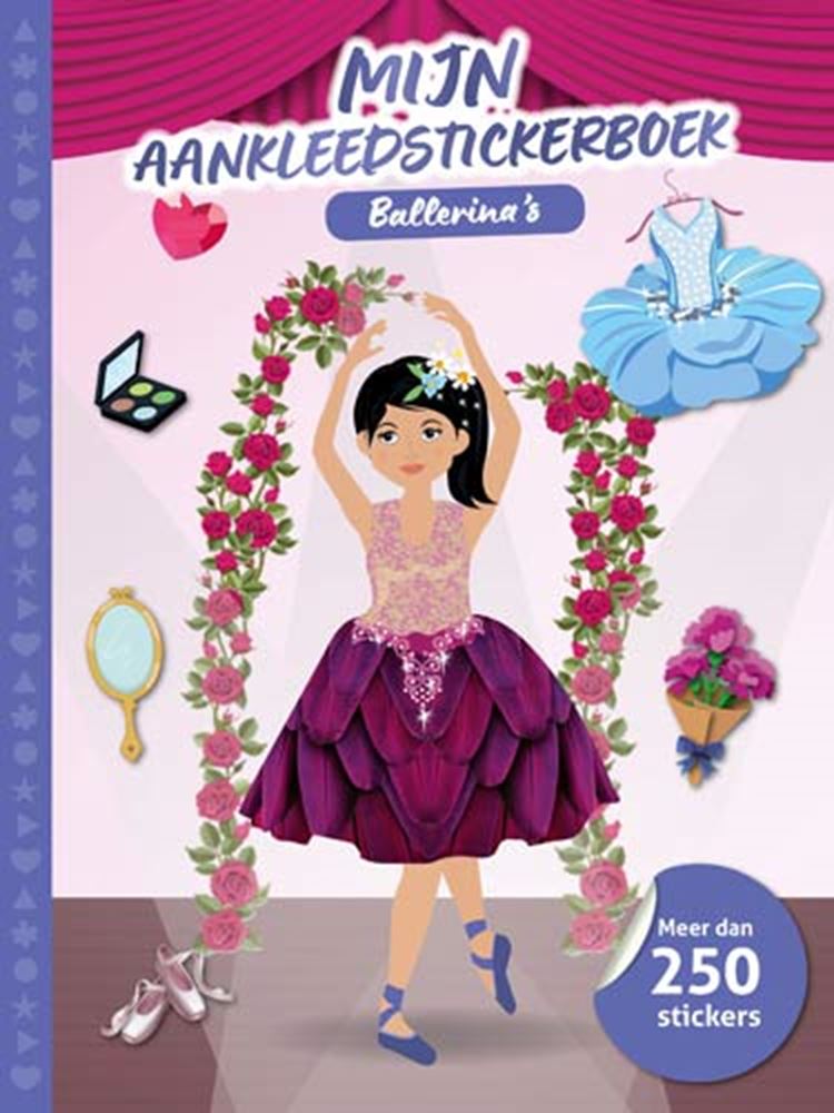 Mein Anzieh-Stickerbuch: Ballerinas 4+