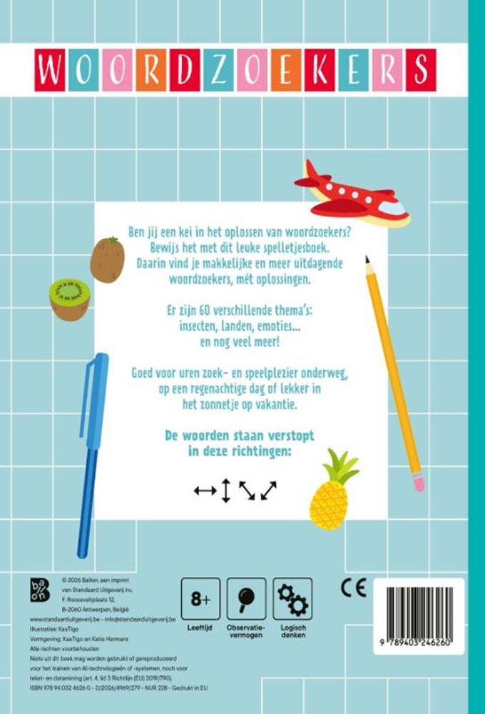Rätselbücher 1 – Wortsuche 8+