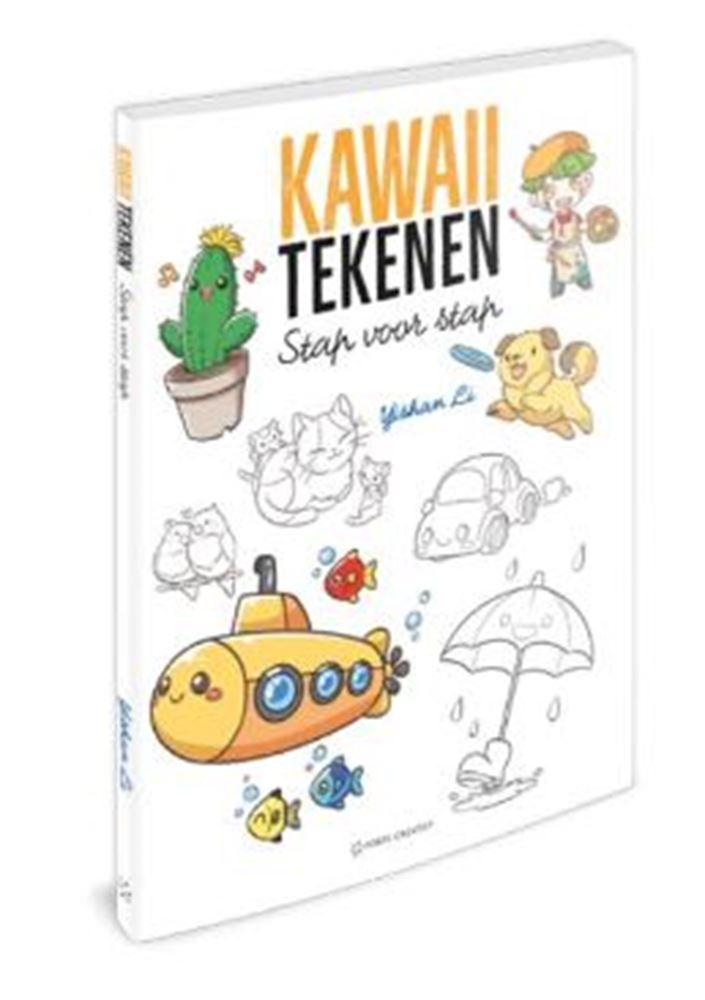 Kawaii-Zeichnung Schritt für Schritt. 9+