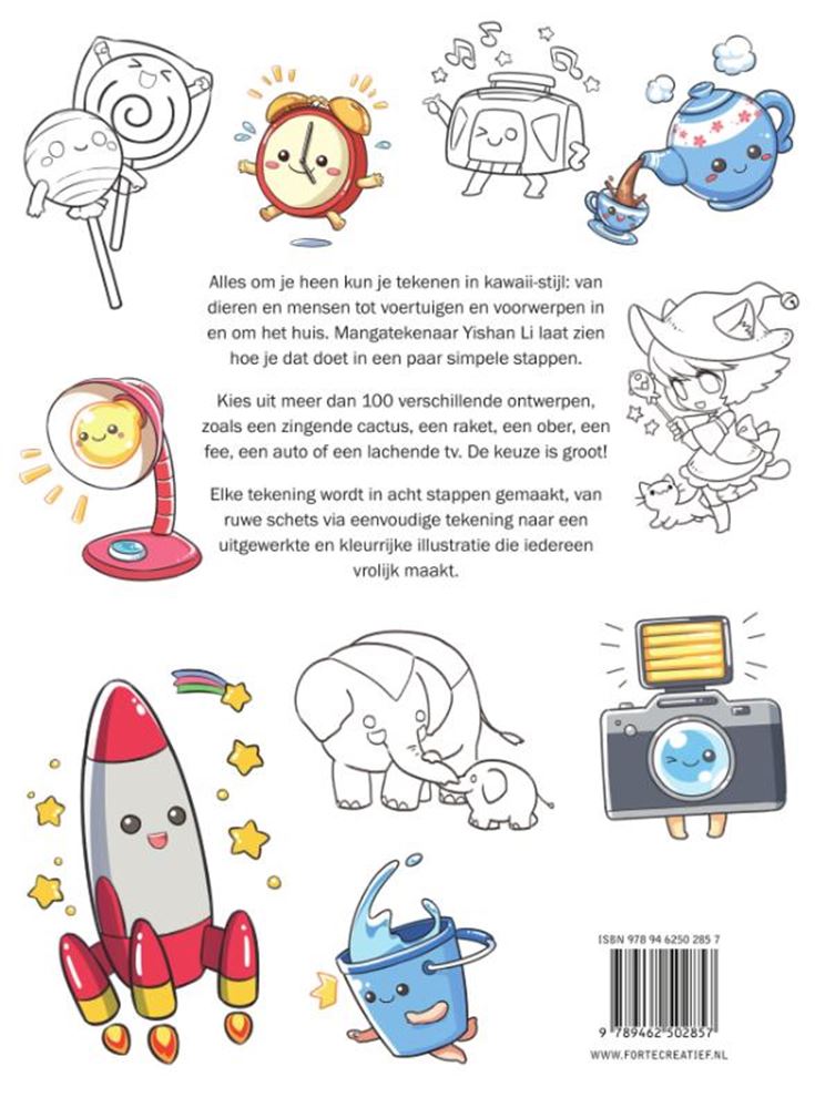 Kawaii-Zeichnung Schritt für Schritt. 9+