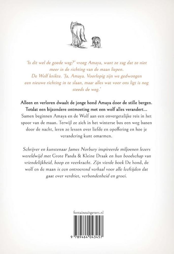 Geschenkbuch: Der Hund, der Wolf und der Mond.