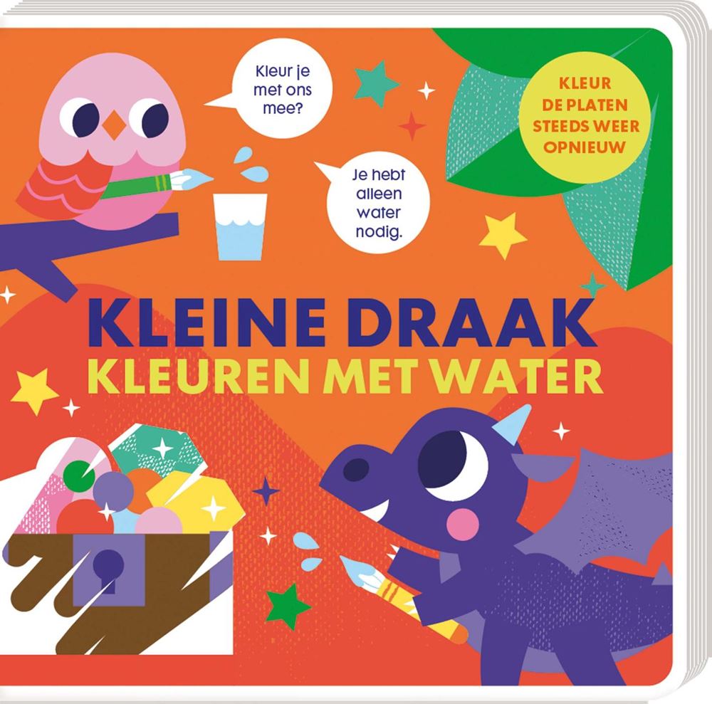 Malen mit Wasser - kleiner Drache