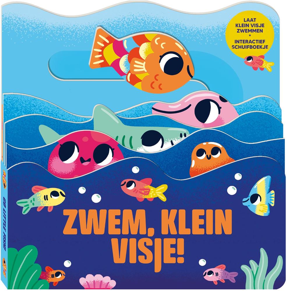 Schwimm, kleiner Fisch! Schiebebroschüre. 2+
