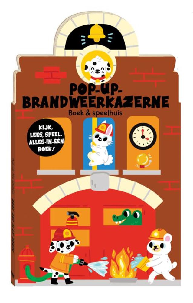 Pop-up Brandweerkazerne-Buch und Speelhuis