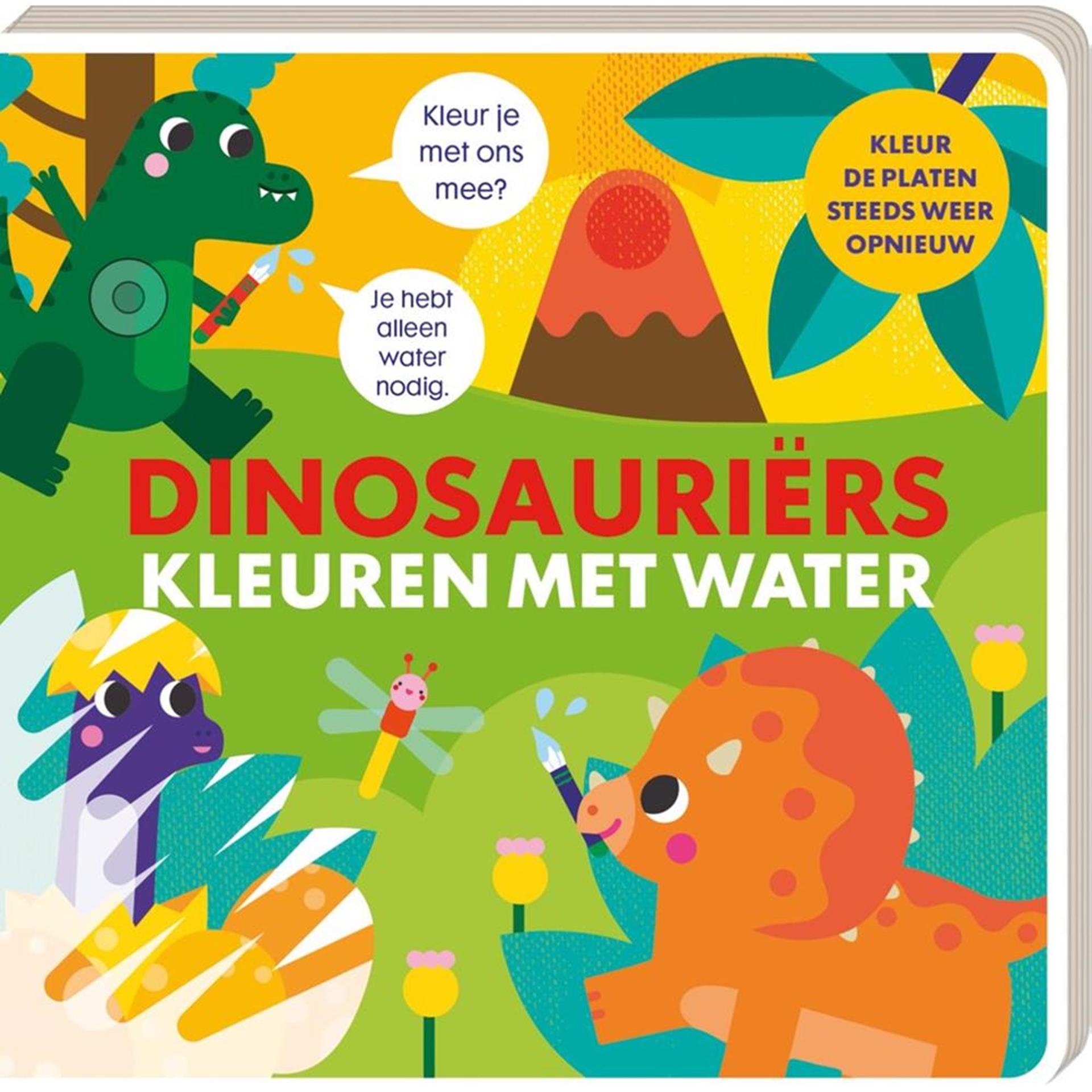 Bilderbücher zum Ausmalen mit Wasser - Dinosaurier
