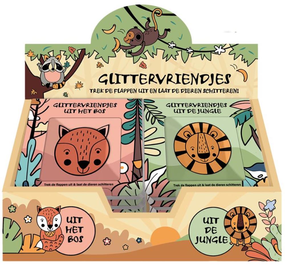 Display Glitzerfreunde 2 x 6 ex. 2+