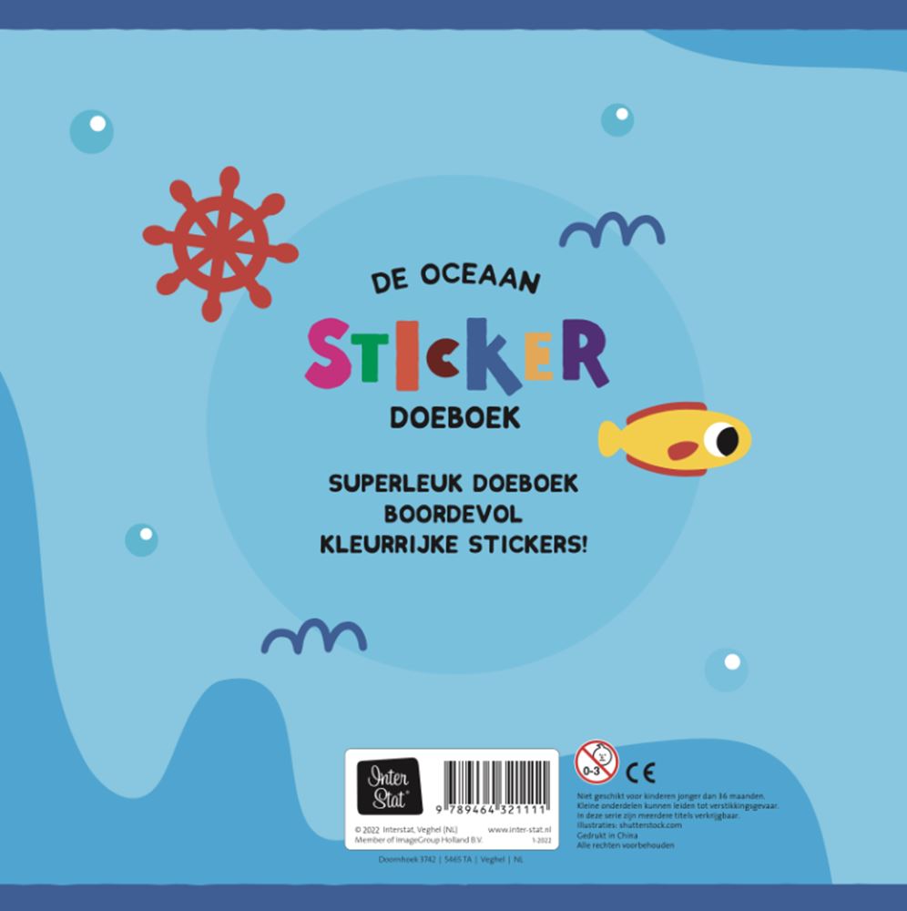 Das Ozean-Sticker-Aktivitätsbuch – (4er-Set)