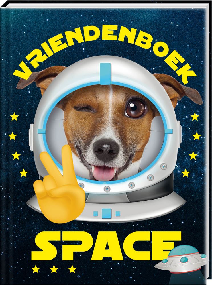 Freundschaftsbuch mit Weltraumhunden