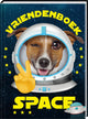 Freundschaftsbuch mit Weltraumhunden