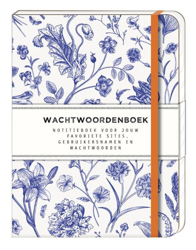 Interstat-Passwortbuch 120x160mm Niederländischblau