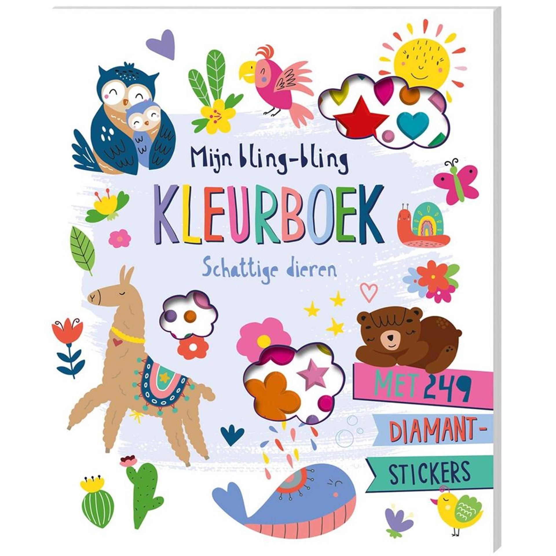 Imagebooks Bling-Bling-Malbuch mit süßen Tieren