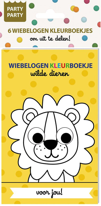 Ty par par 6 Kulleraugen-Malbücher -