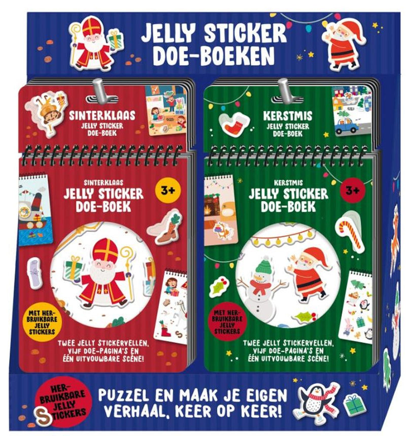 Display-Jelly-Sticker-Aktivitätsbücher 2 x 6 e