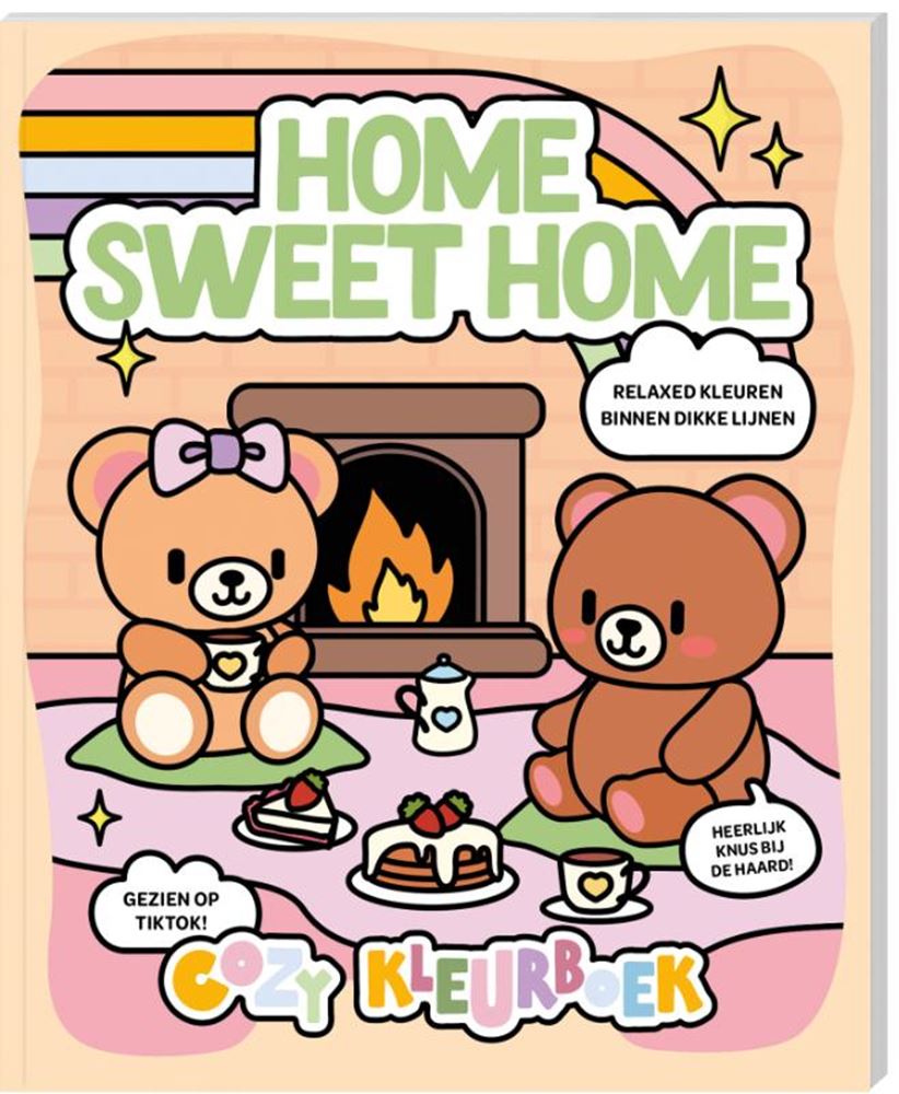 Gemütliches Malbuch – Home Sweet Home.
