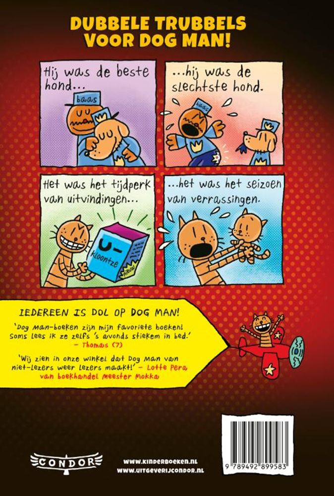 Basic Book Dog Man und die geklonte Katze