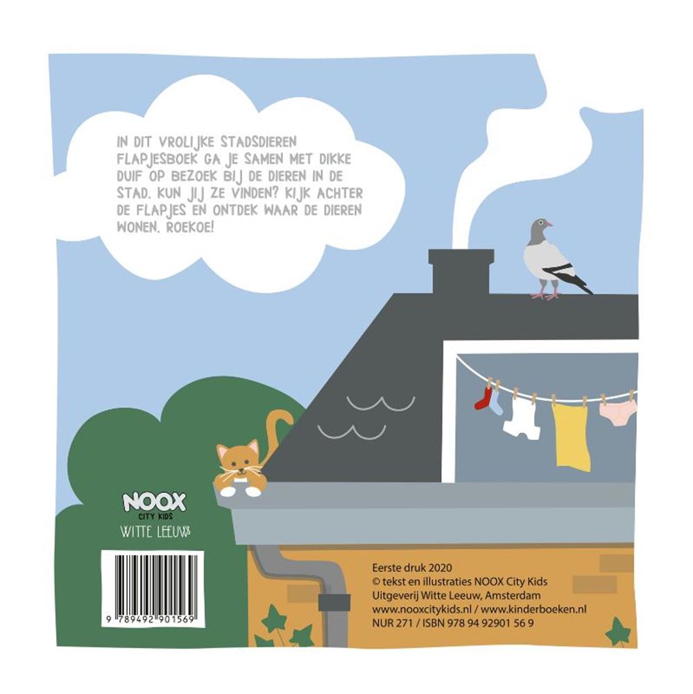 Klappenbuch: Die fröhlichen Stadttiere.
