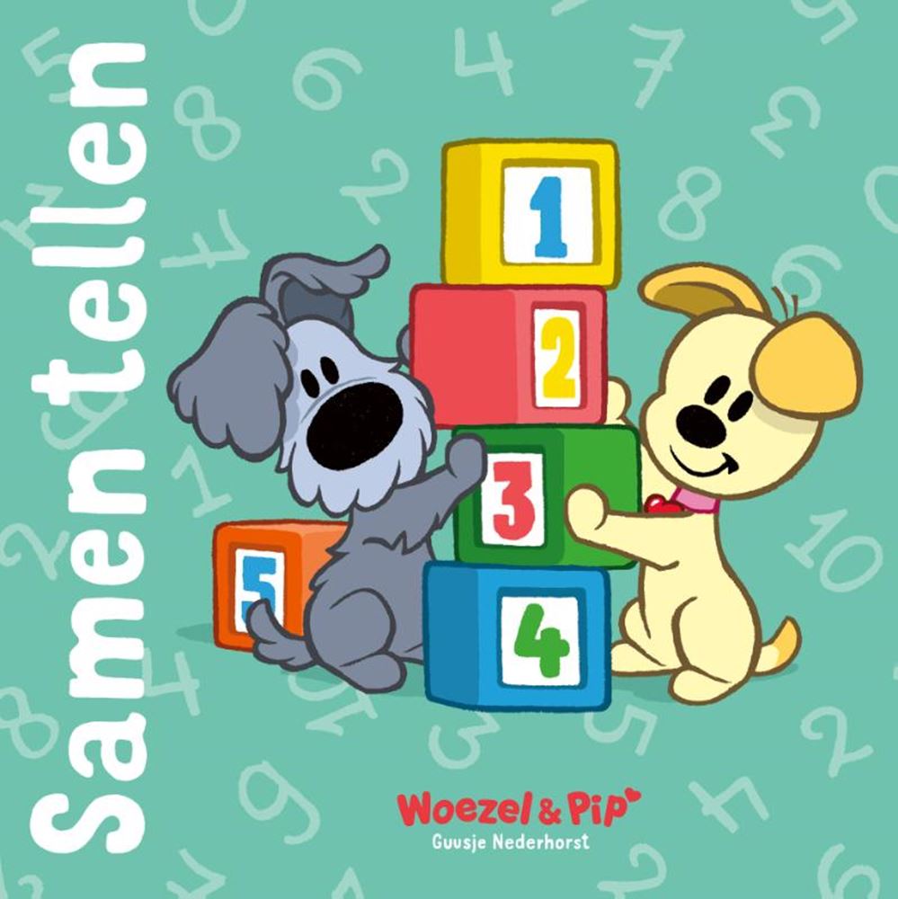 Buch „Woezel und Pip zählen zusammen“-Brettbuch | 2 Stk