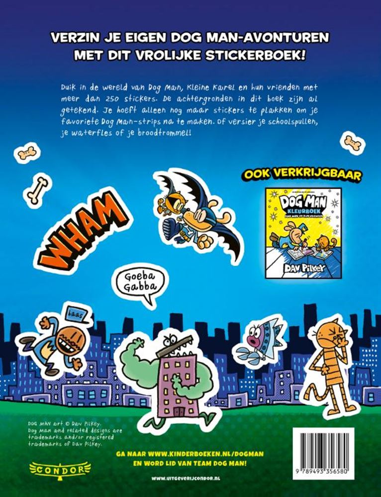 Buchhund Man Stickerboek