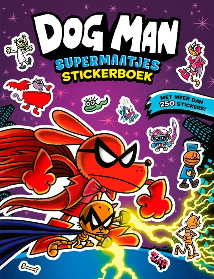 Centraal Boekhuis Hund Mann Super Buddies Stickerbuch