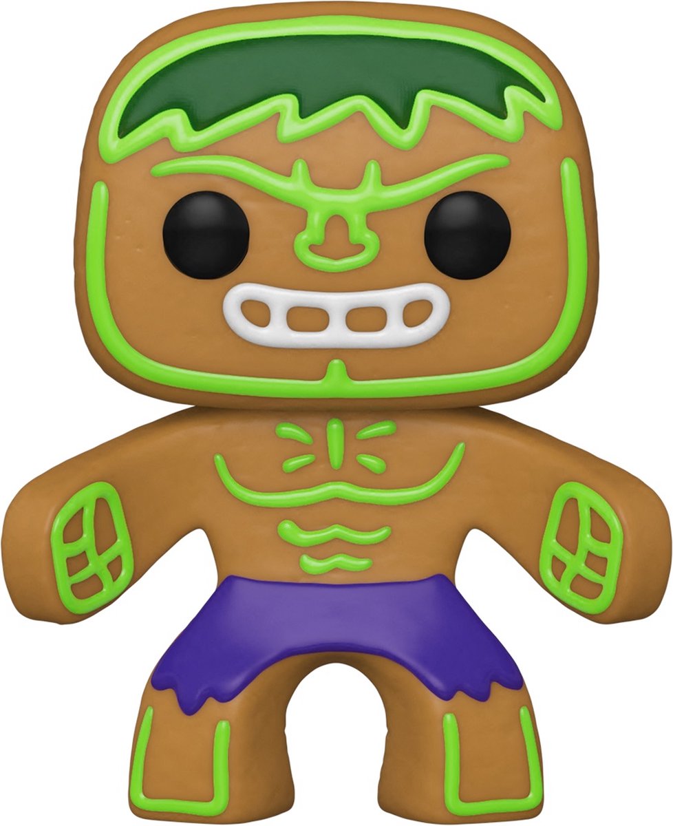 Funko der Hulk-Sammelfigur-Pop! Vinyl – Marvel Holiday Lebkuchen, mehrfarbig
