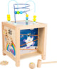 Small Foot Formensortierer aus Holz – Motorikwürfel Sesamstraße 27 x 27 cm – Sesamstraßenspielzeug