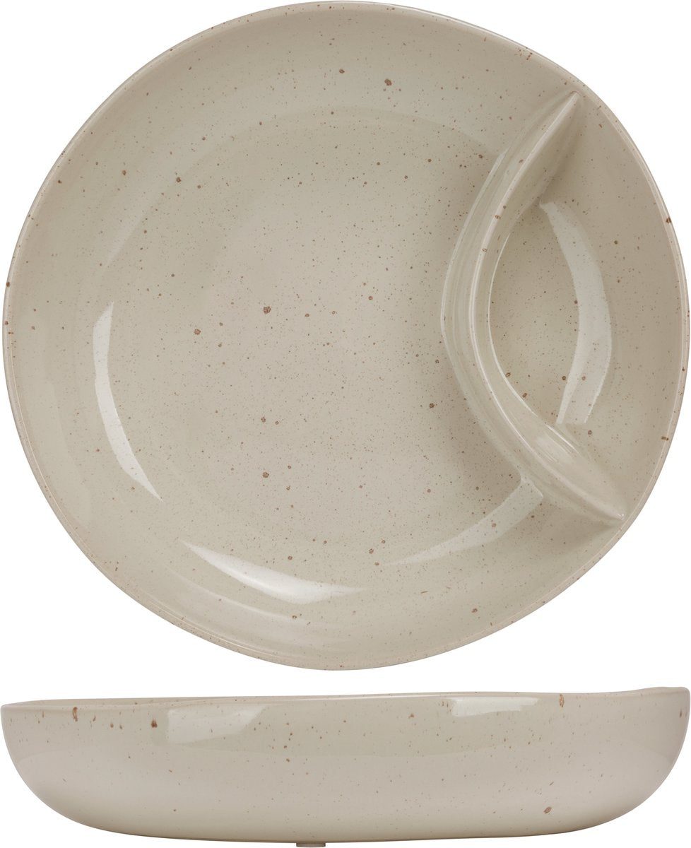 Gemütliche, trendige Amuse-Quarz-Dipschale – ø 27 cm