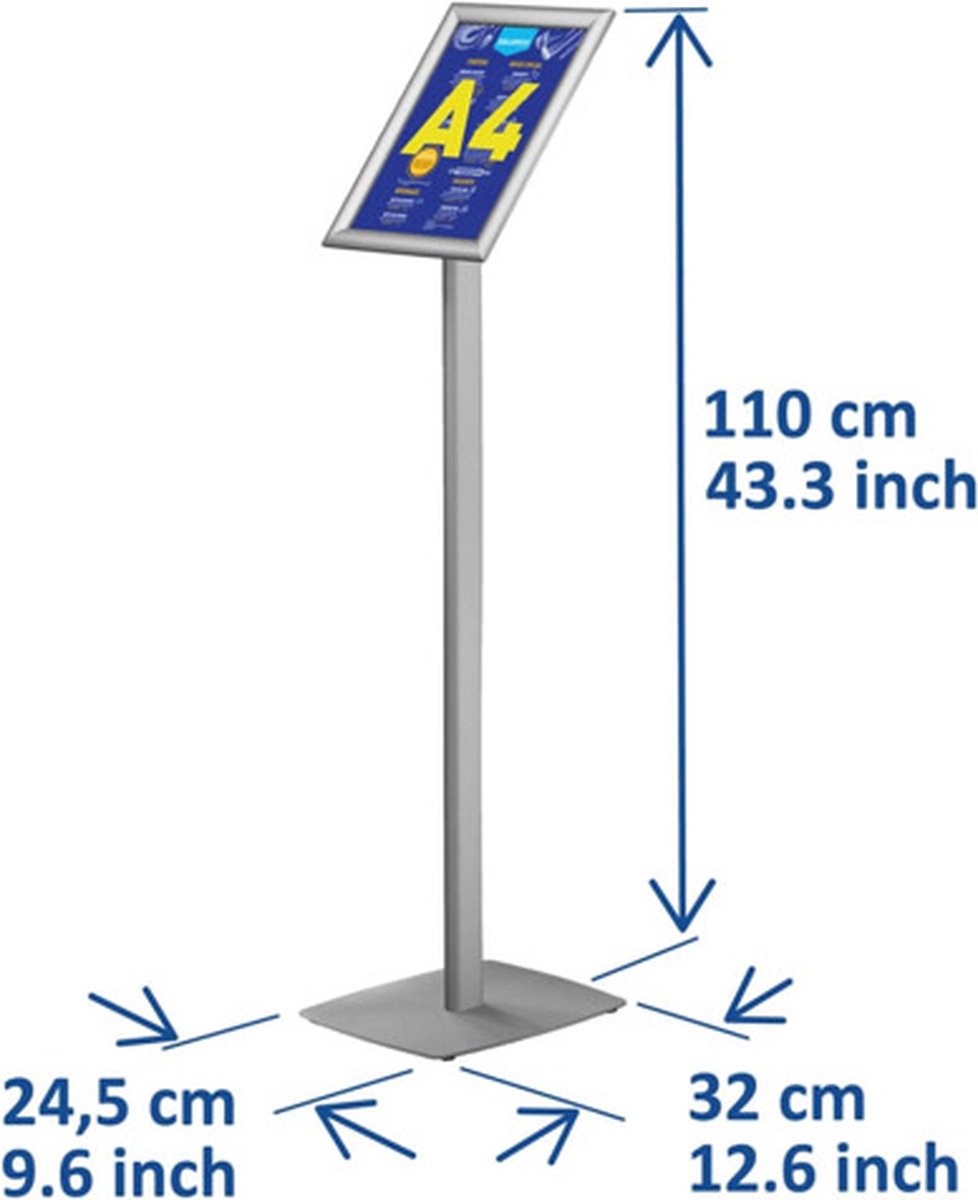 Europäischer Info-Standard Premium mit A4-Klickrahmen 25 mm