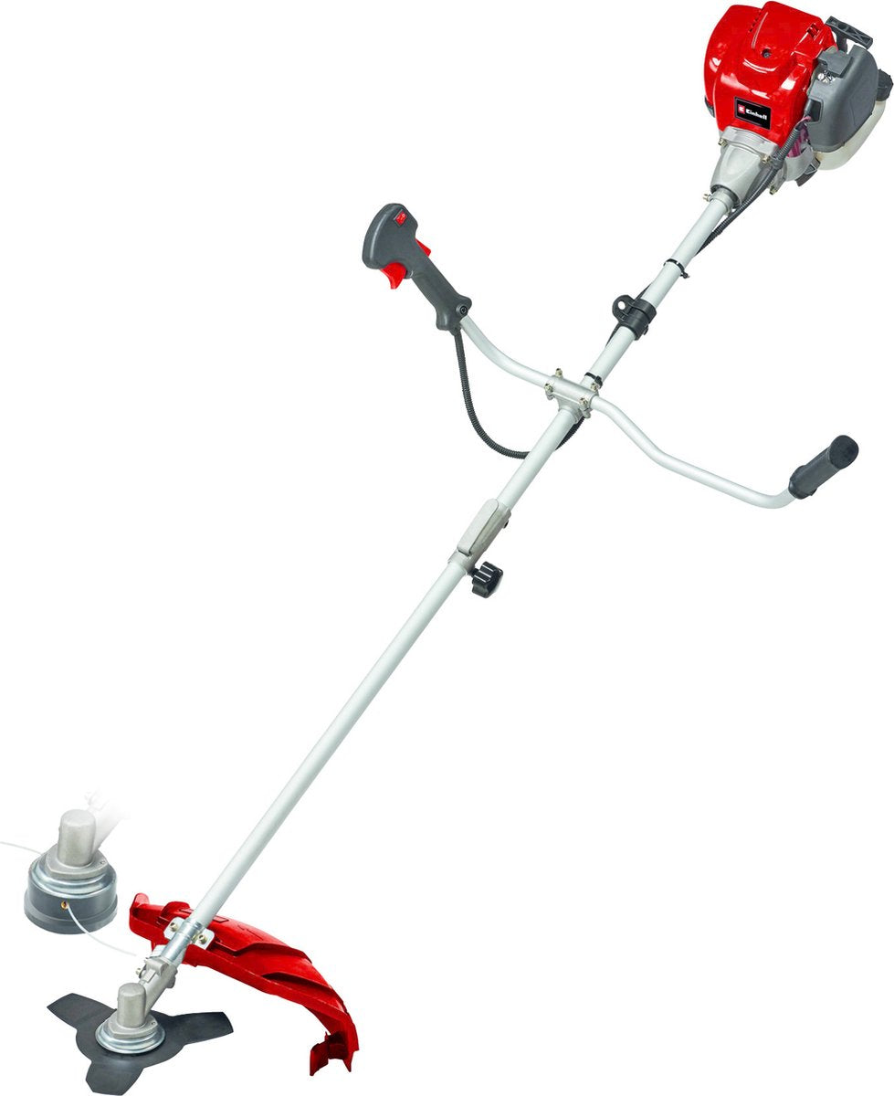 Einhell Benzin-Freischneider GC-BC 36-4 s – 37,7 cm³ – 1 kW – 4-Takt – 2-in-1: Draht und 3-Zahn-Messer