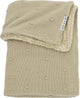 Meyco Baby Mini Knots Teddy-Kinderbettdecke – Sand – 100 x 150 cm – 2,0 Tog