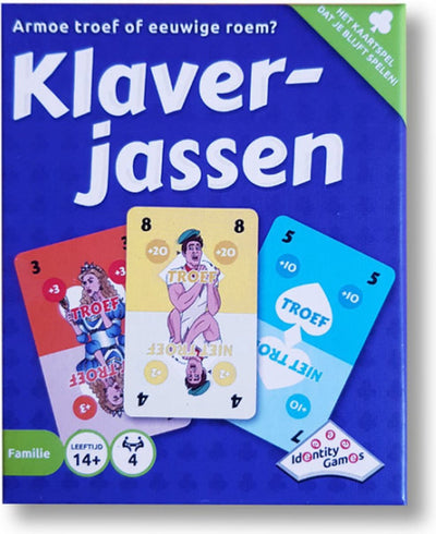 Identitätsspiele Klaverjassen -Kartenspiel