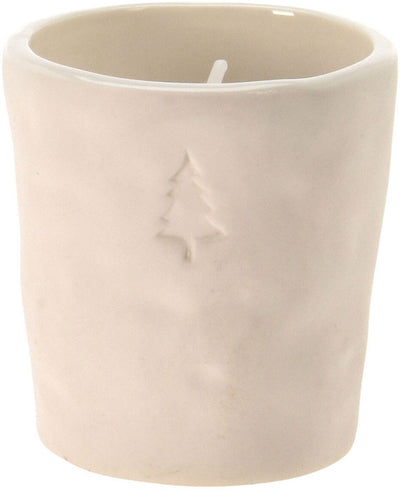 Teelichthalter Weihnachten weiß, 12 Stk.