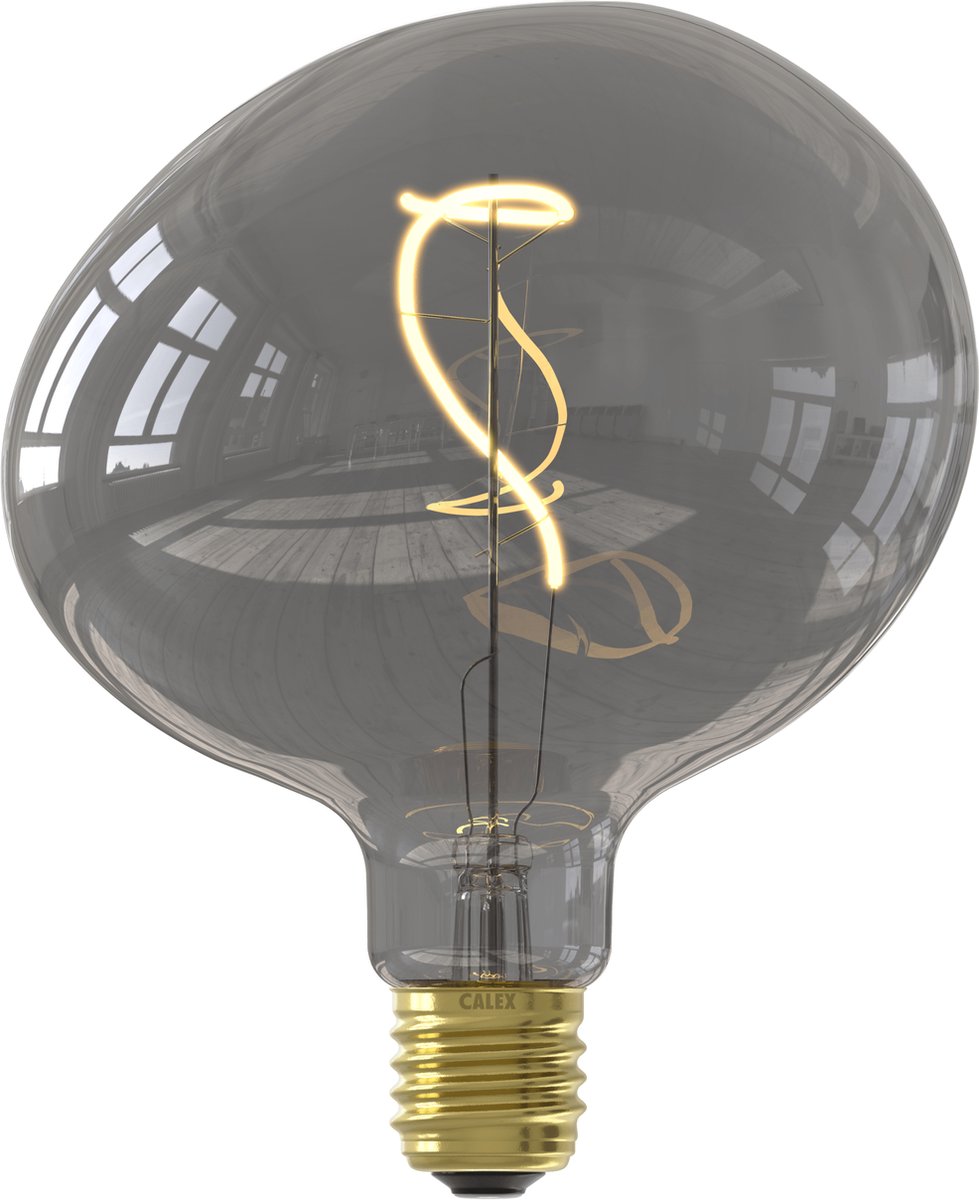 Calex Kiesel-LED-Lampe – E27 – Filament – Titan – warmweißes Licht – dimmbar